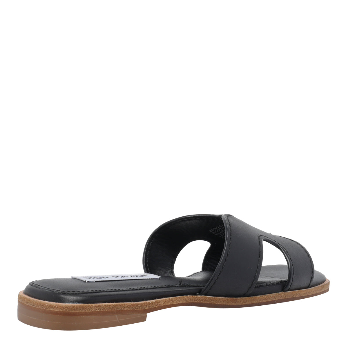 Steve Madden Sandals Black Calf Leather/rubber Sole