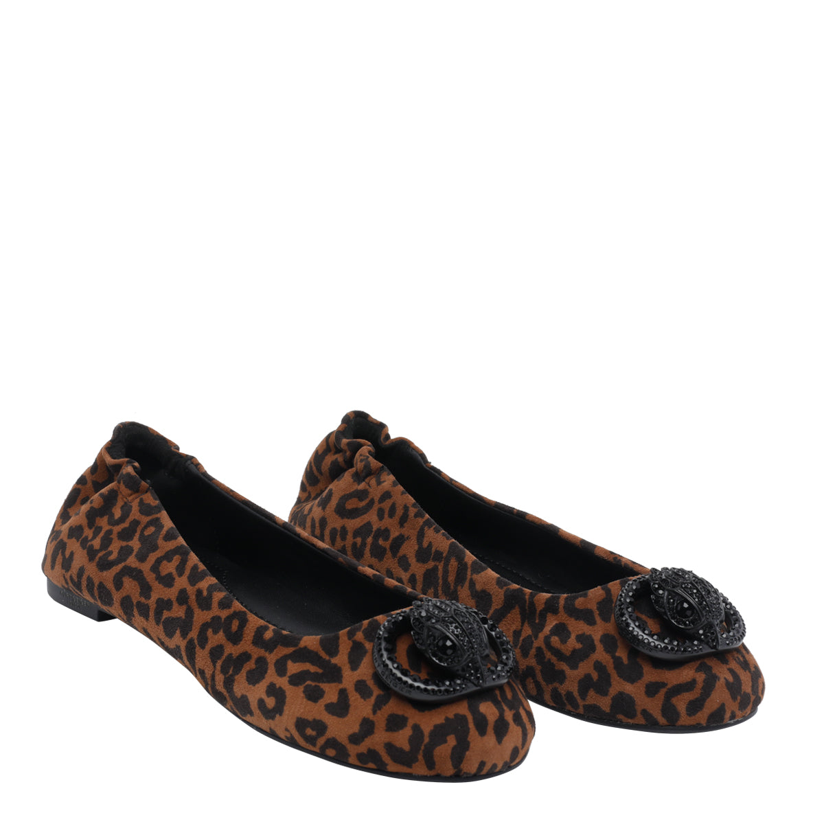 Kurt Geiger Flat Shoes Suede Leather/rubber Sole