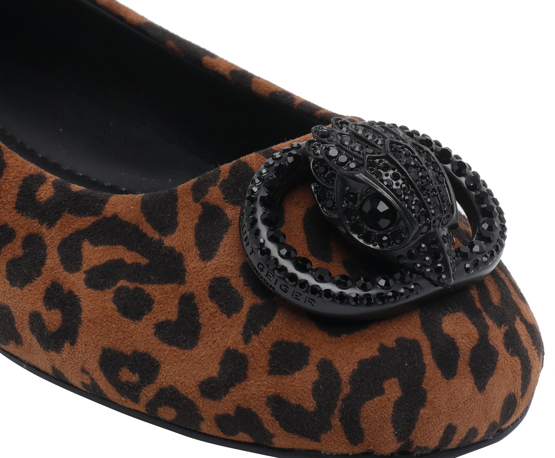 Kurt Geiger Flat Shoes Suede Leather/rubber Sole