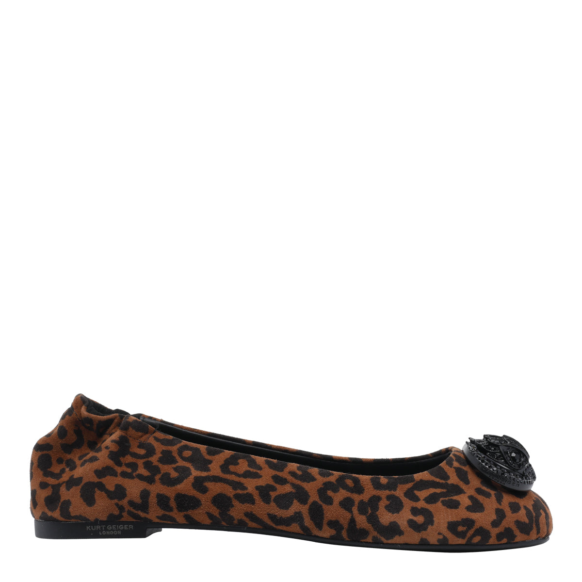 Kurt Geiger Flat Shoes Suede Leather/rubber Sole