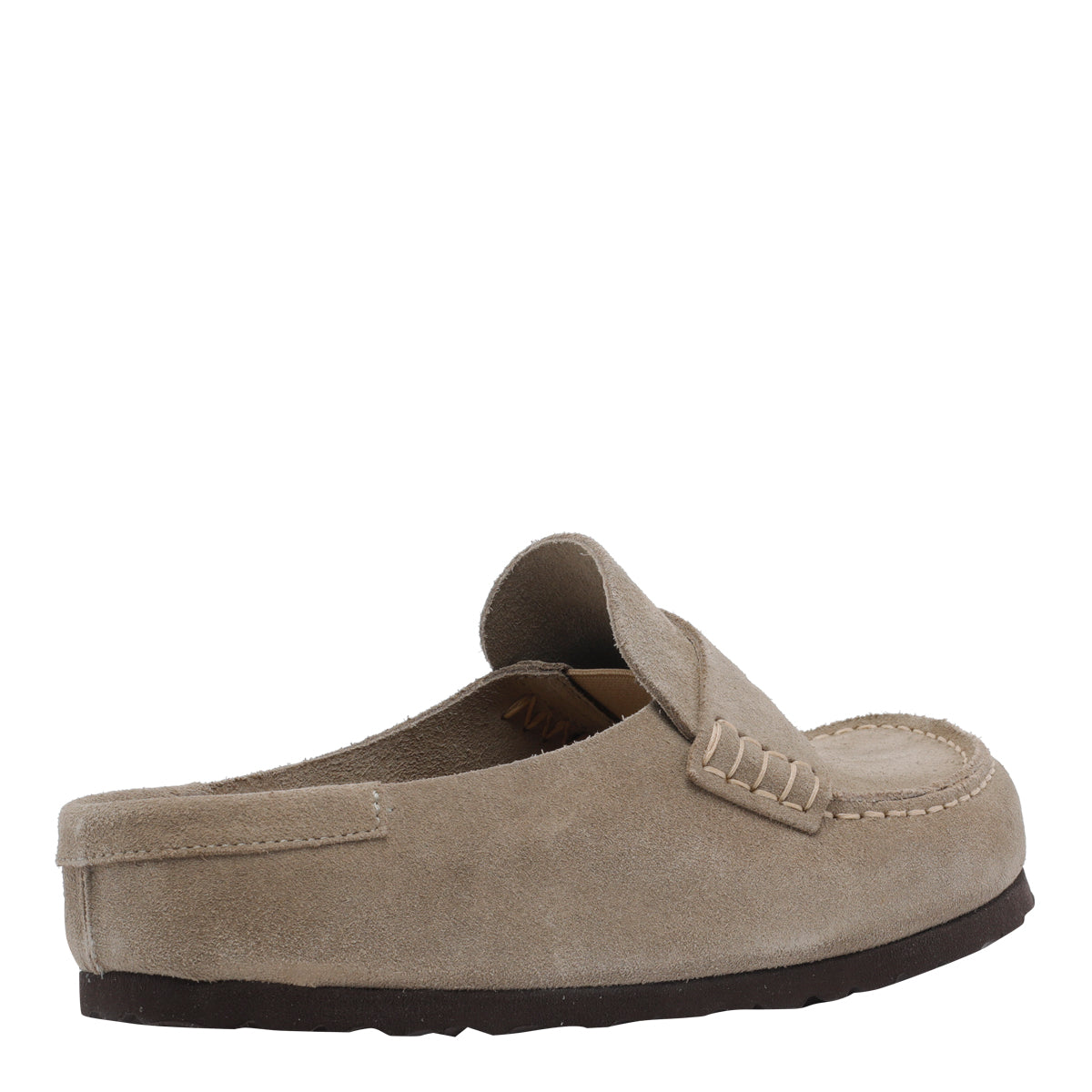 Birkenstock Beige Suede Leather/rubber Sole