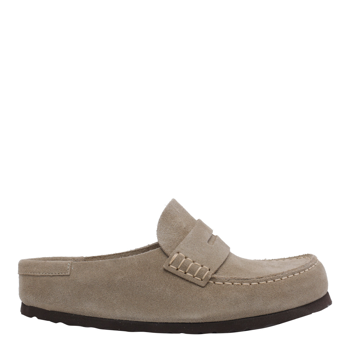 Birkenstock Beige Suede Leather/rubber Sole