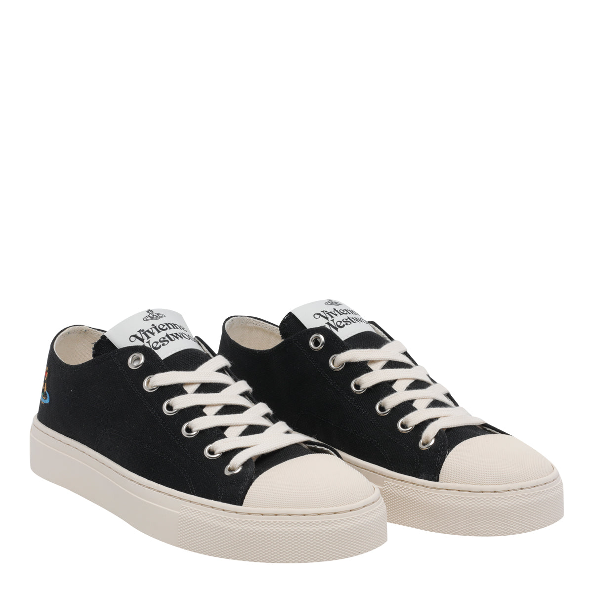 Vivienne Westwood Sneakers Black Fabric /rubber Sole