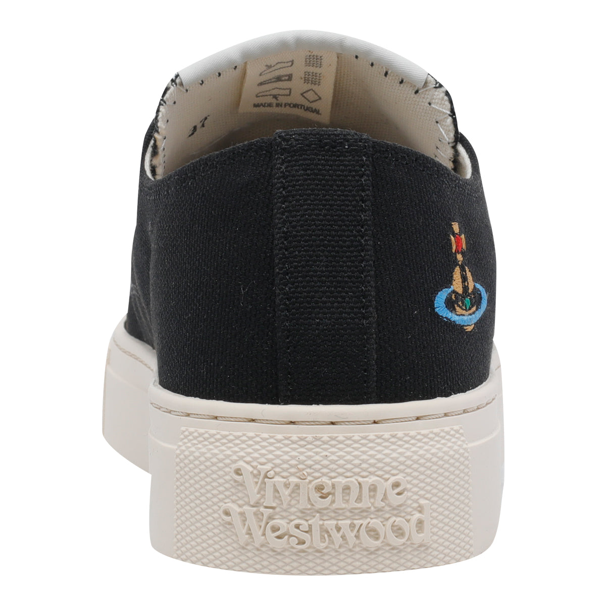 Vivienne Westwood Sneakers Black Fabric /rubber Sole