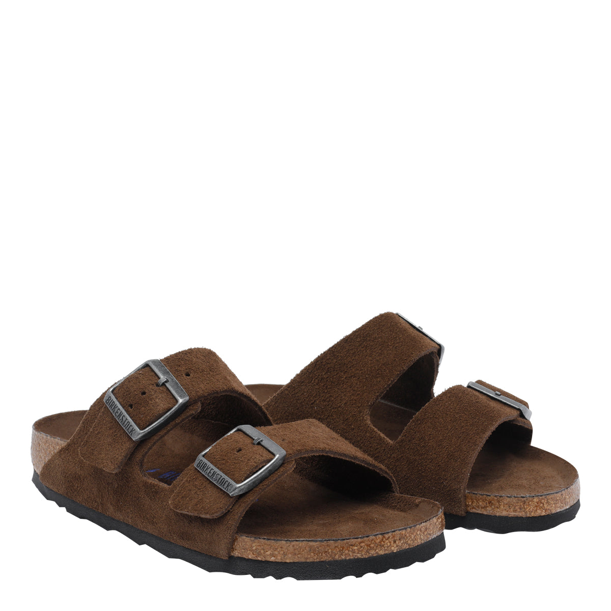 Birkenstock Brown Suede Leather/rubber Sole