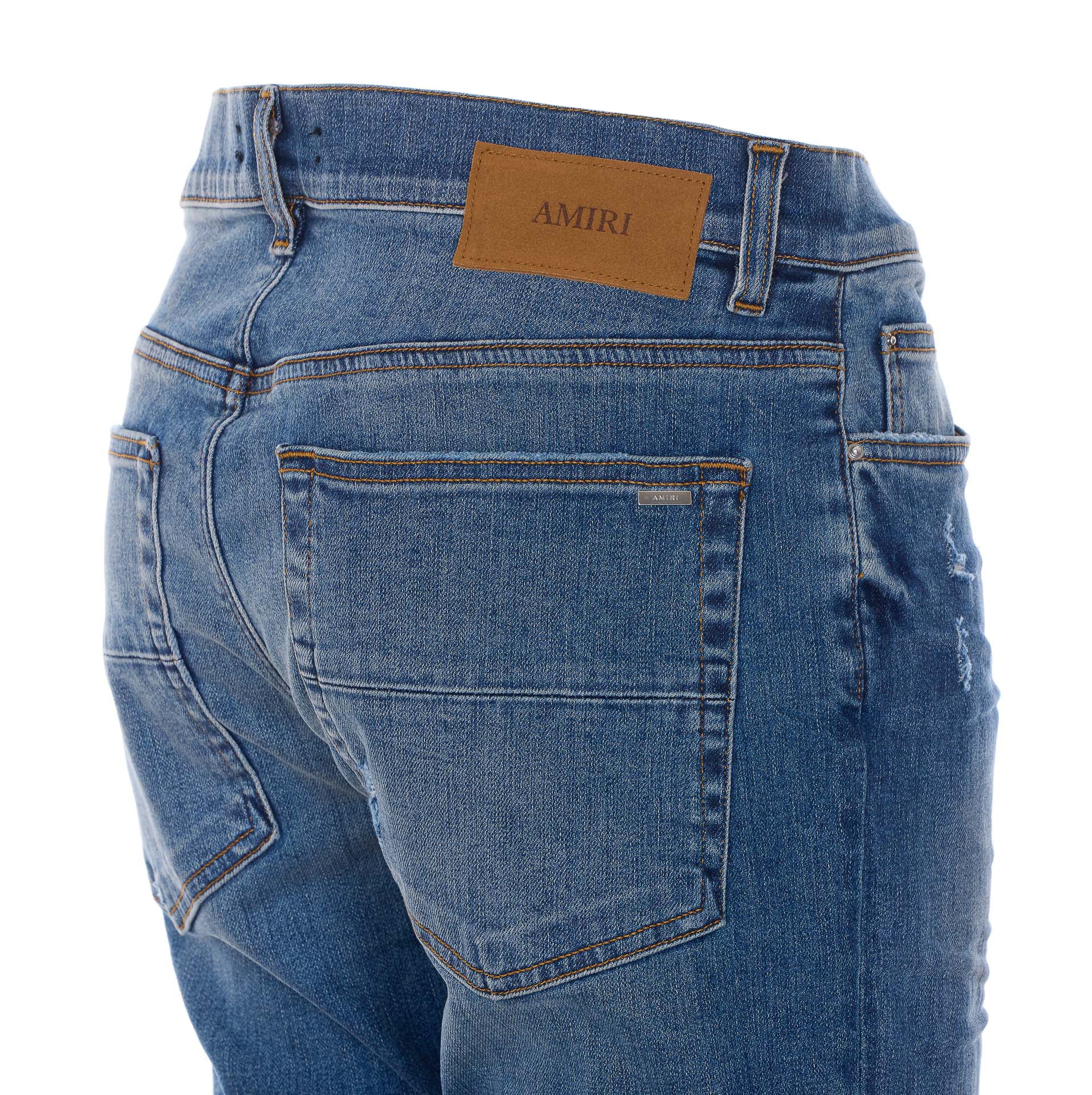 Amiri Blue Cotton