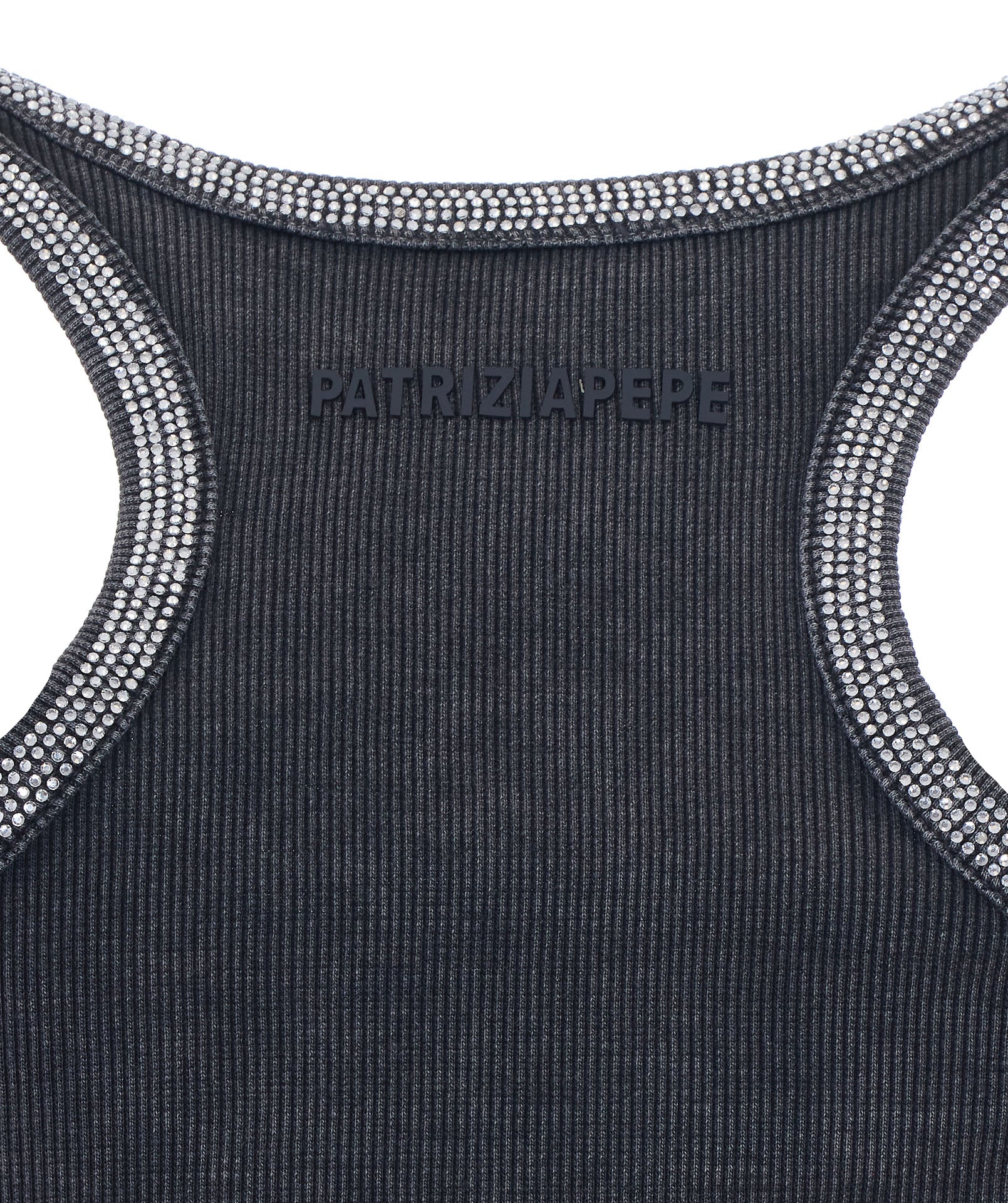 Patrizia Pepe Top Grey Cotton
