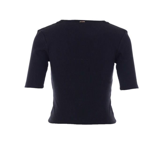 Twin-Set T-Shirts And Polos Black Cotton