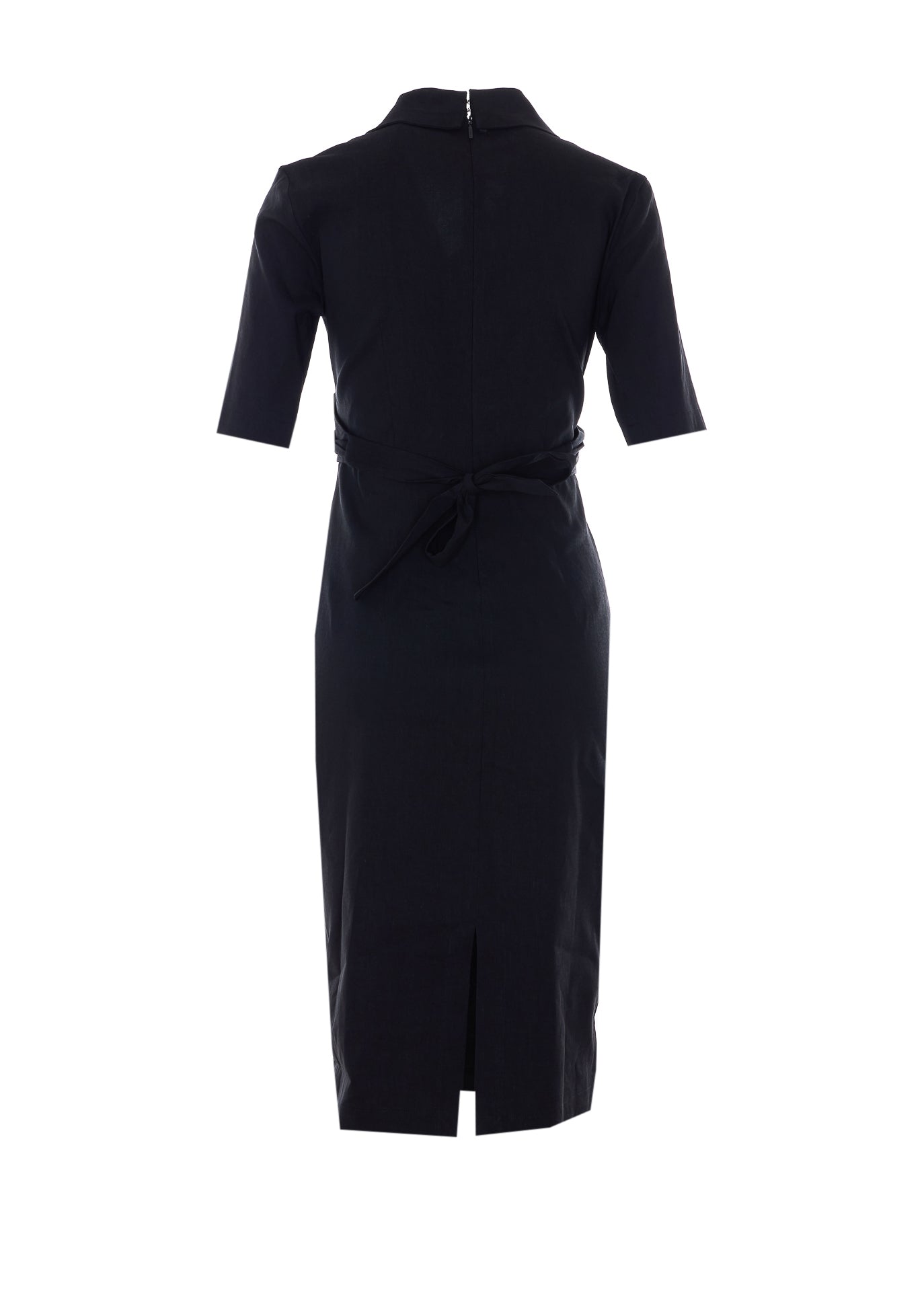 Pinko Dresses Black Linen