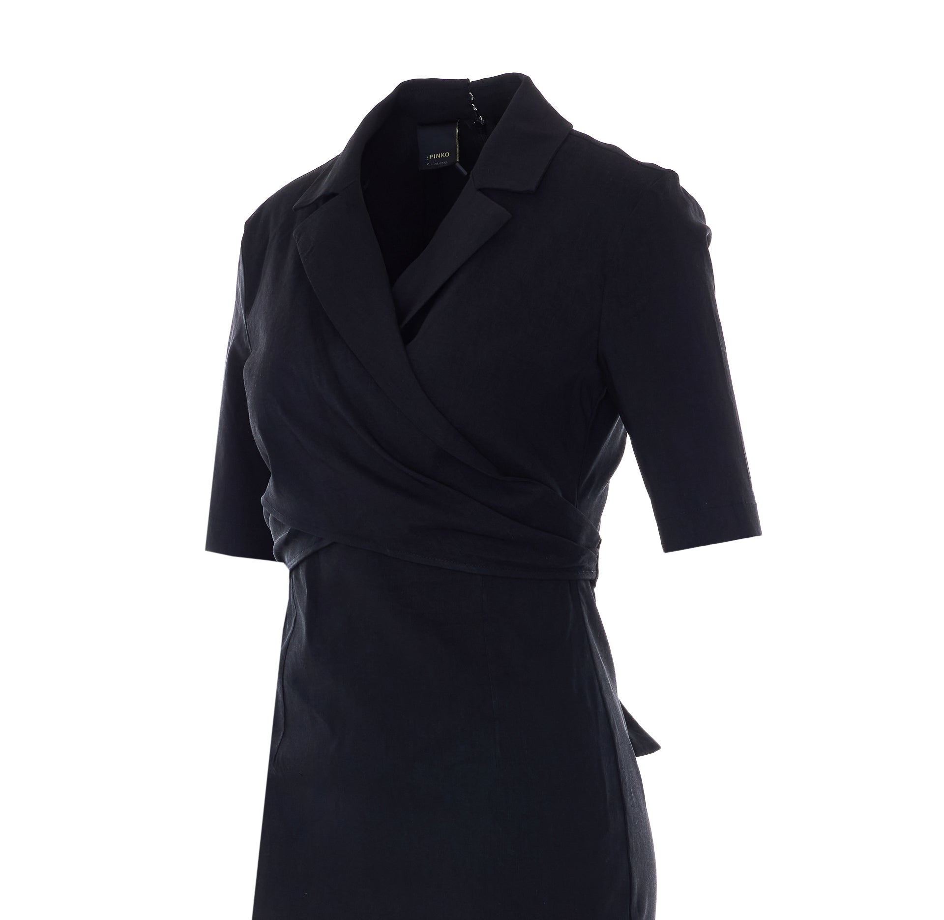Pinko Dresses Black Linen