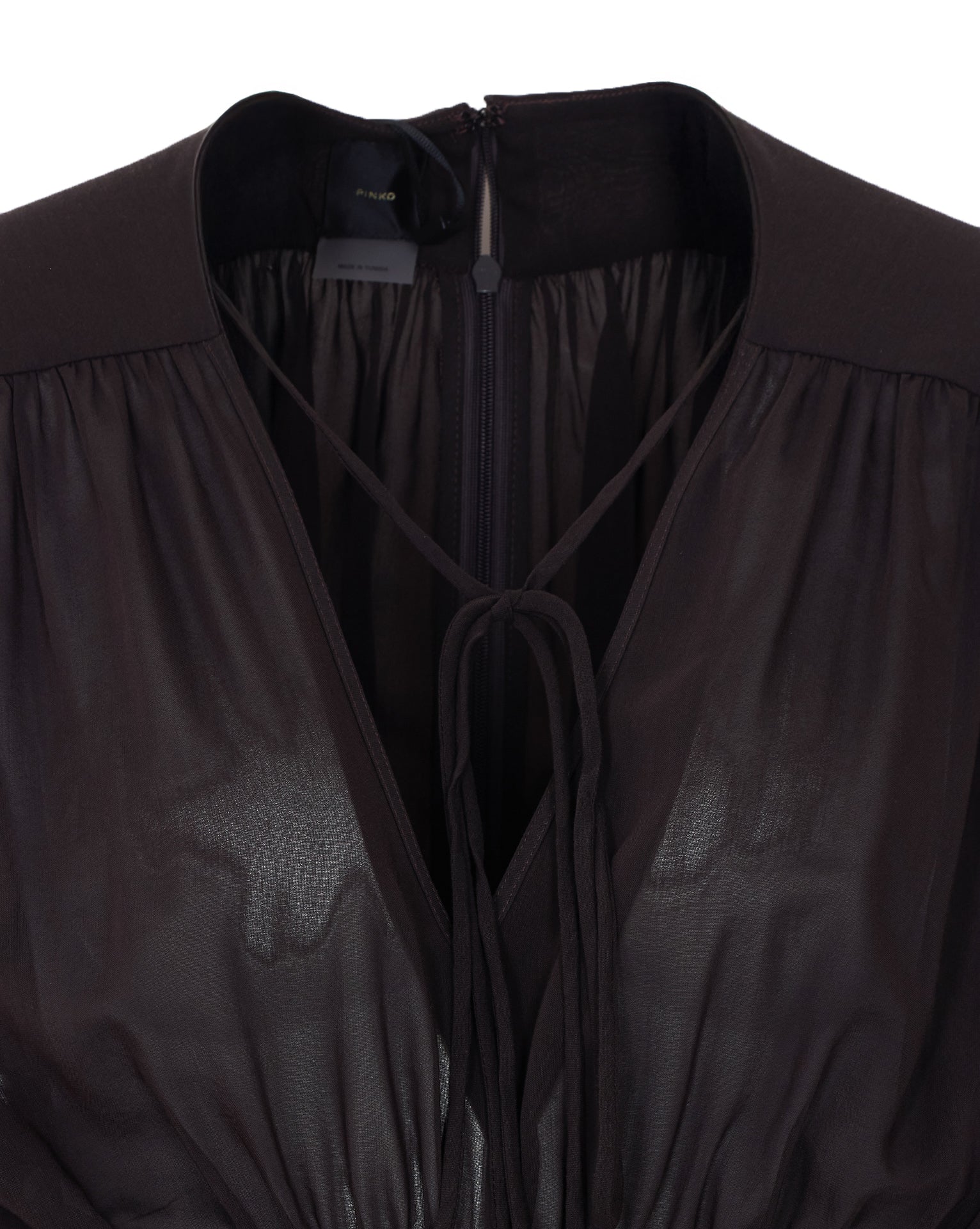 Pinko Dresses Brown Viscose