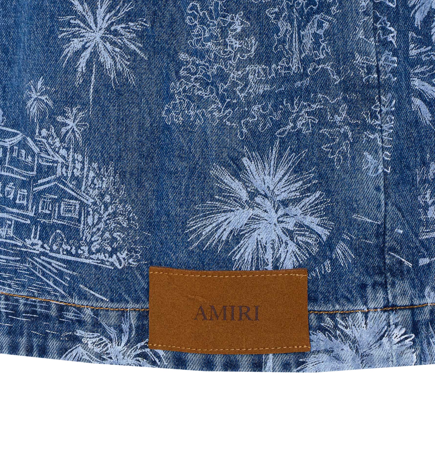 Amiri Blue Cotton