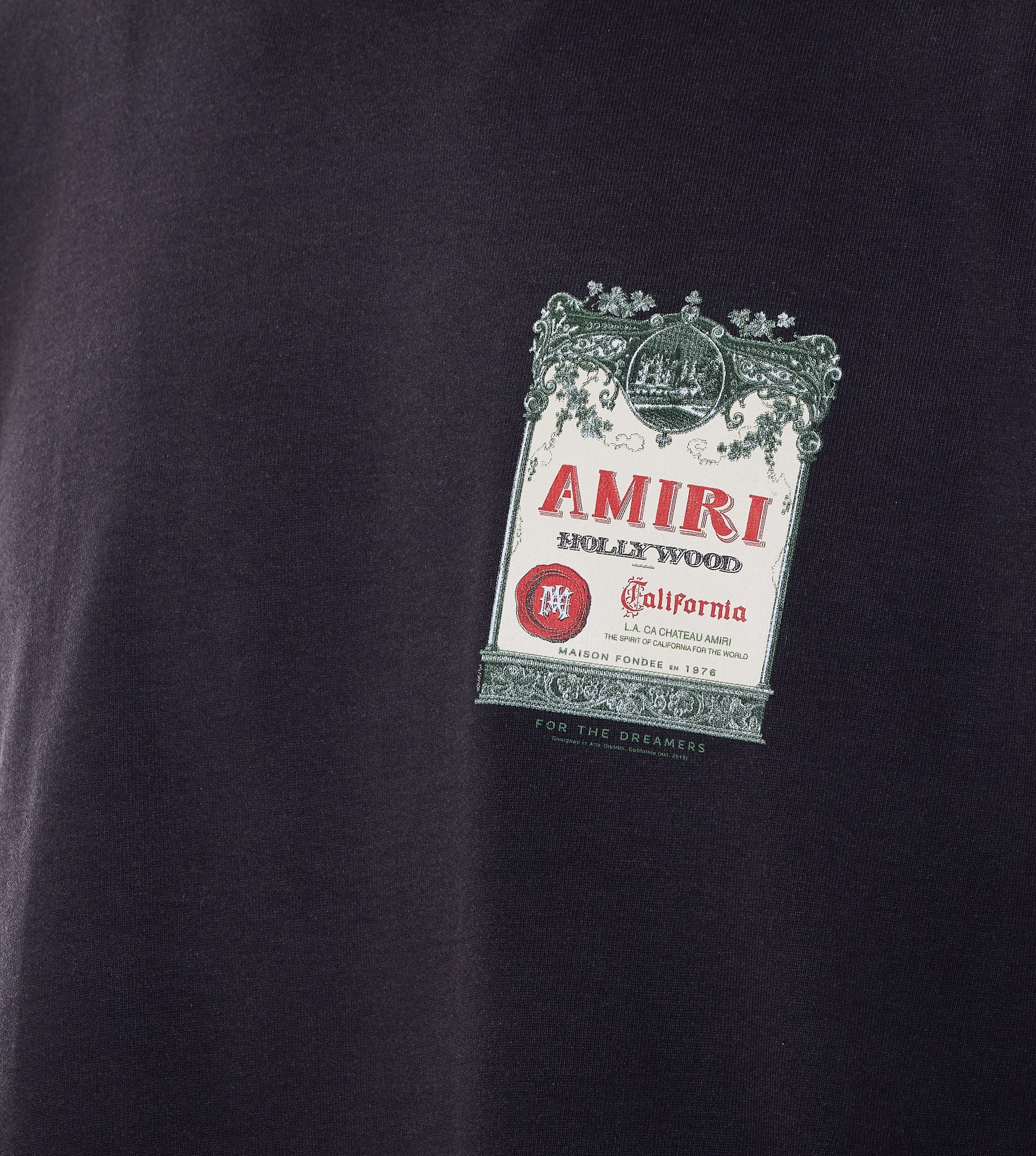 Amiri Black Cotton