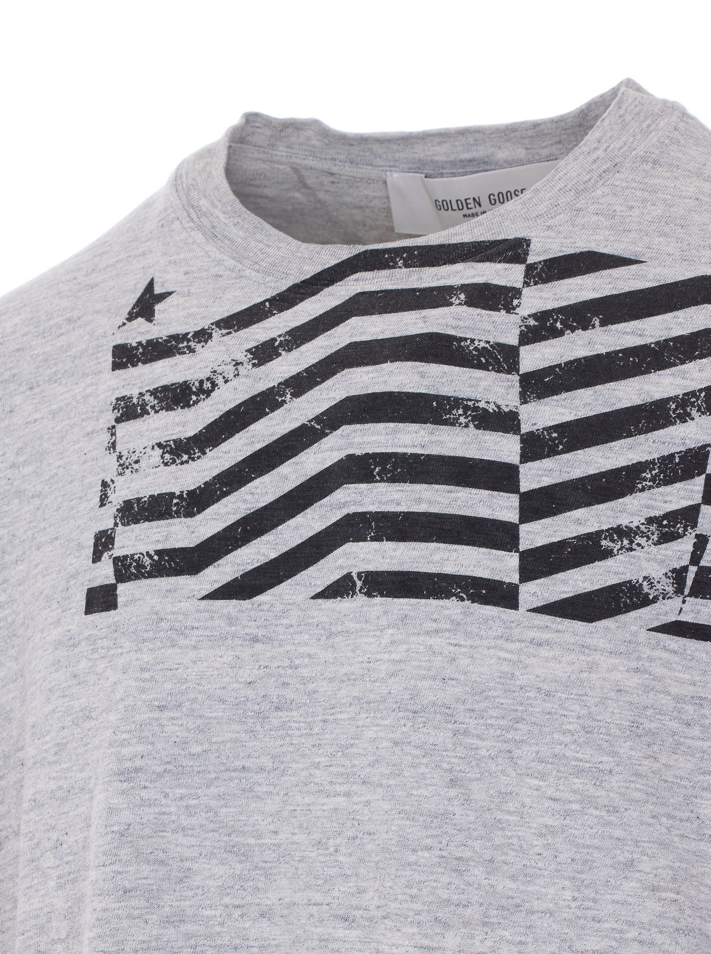 Golden Goose T-Shirts And Polos Grey Cotton