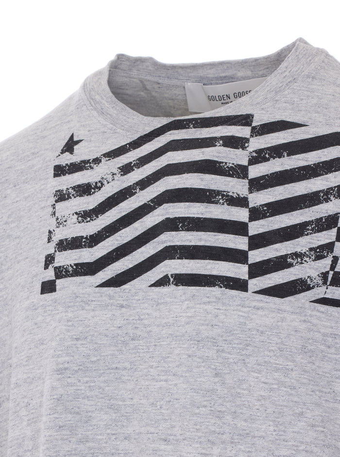 Golden Goose T-Shirts And Polos Grey Cotton