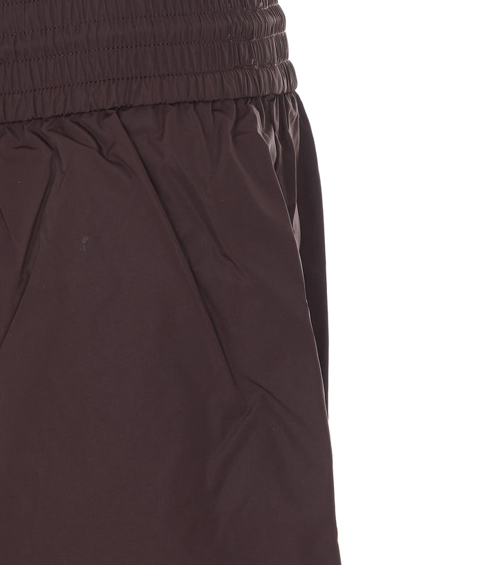 Zimmermann Trousers Brown Nylon