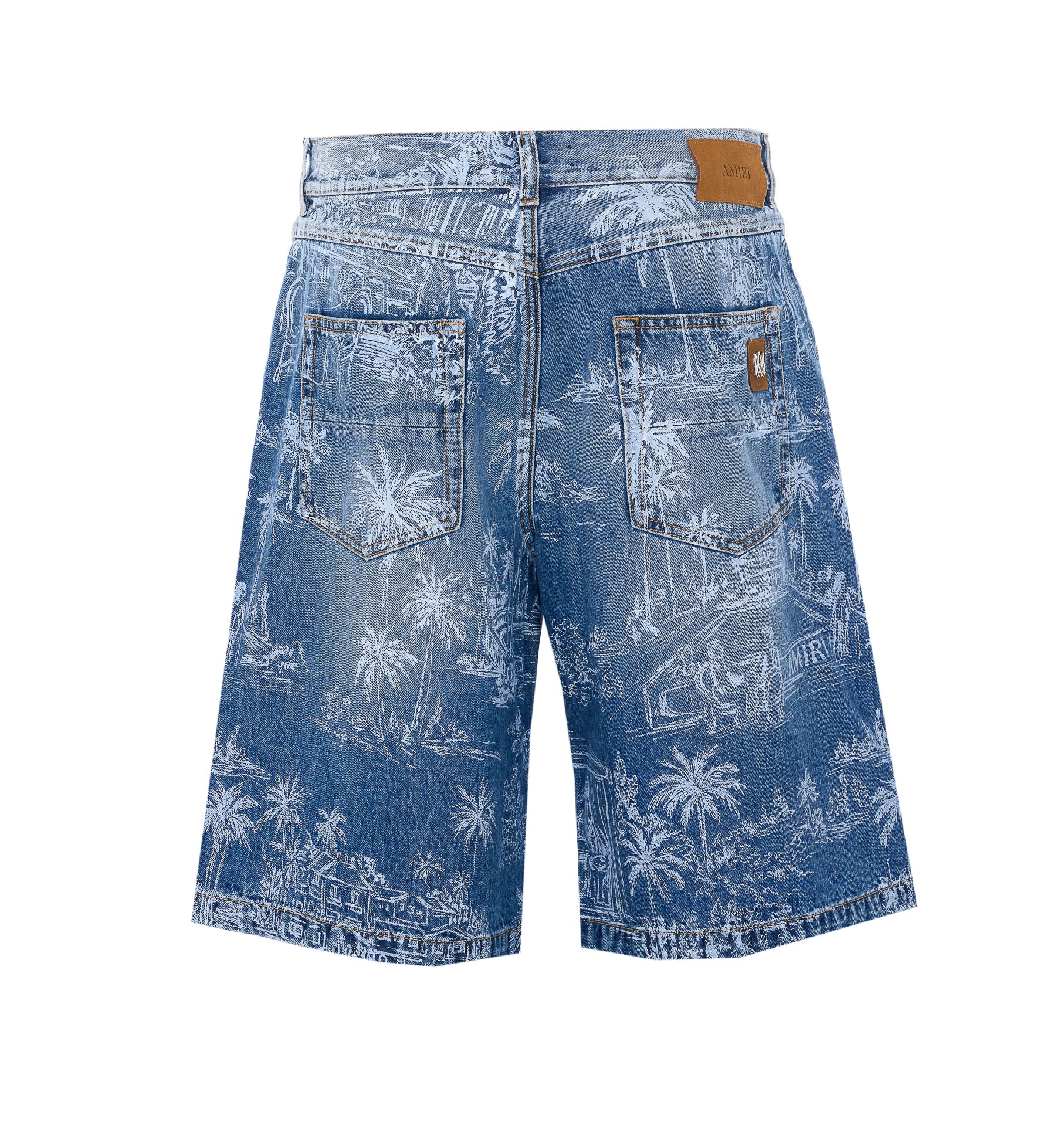 Amiri Blue Cotton
