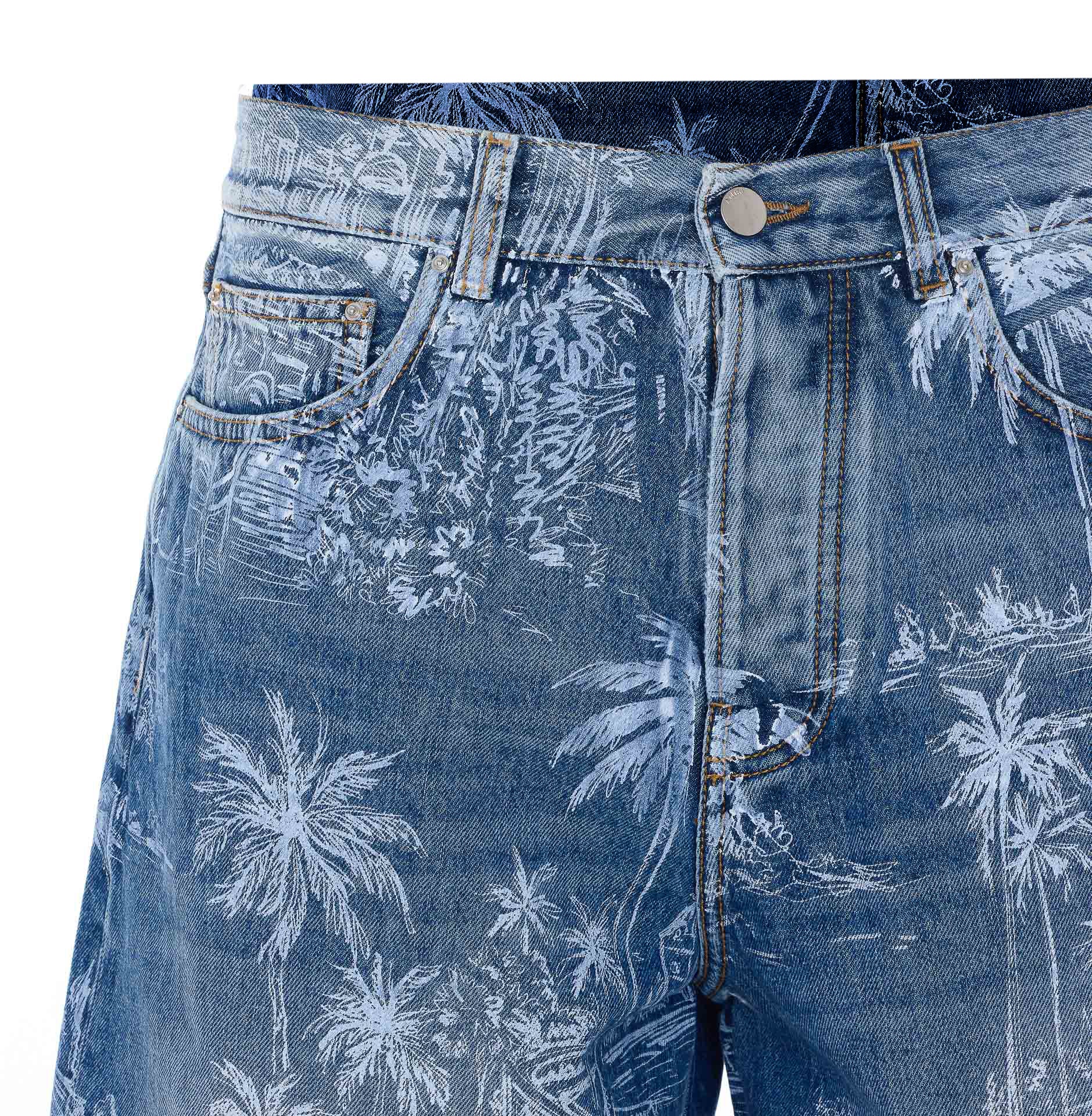 Amiri Blue Cotton