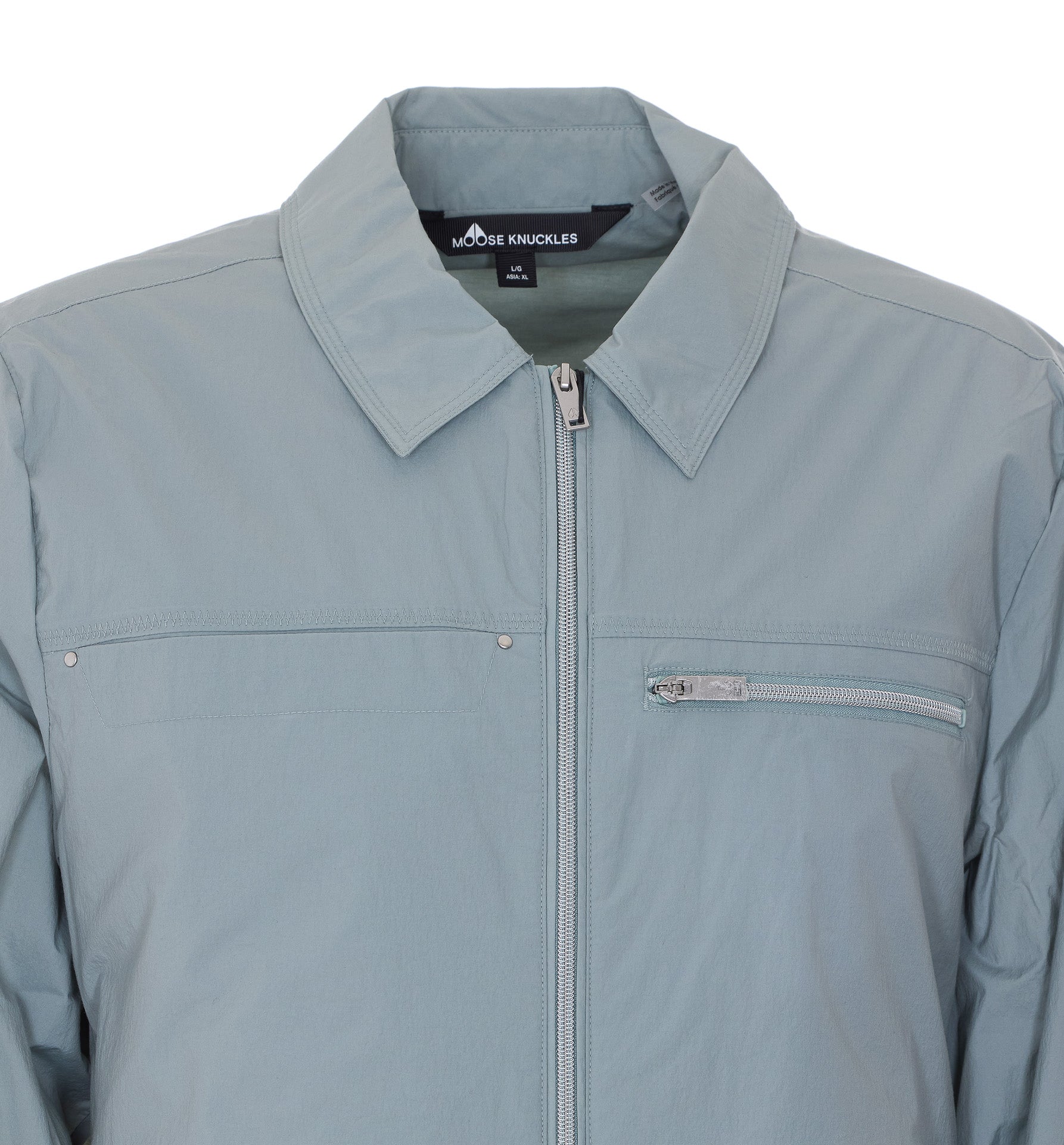 Moose Knuckles Blue Recycled Nylon