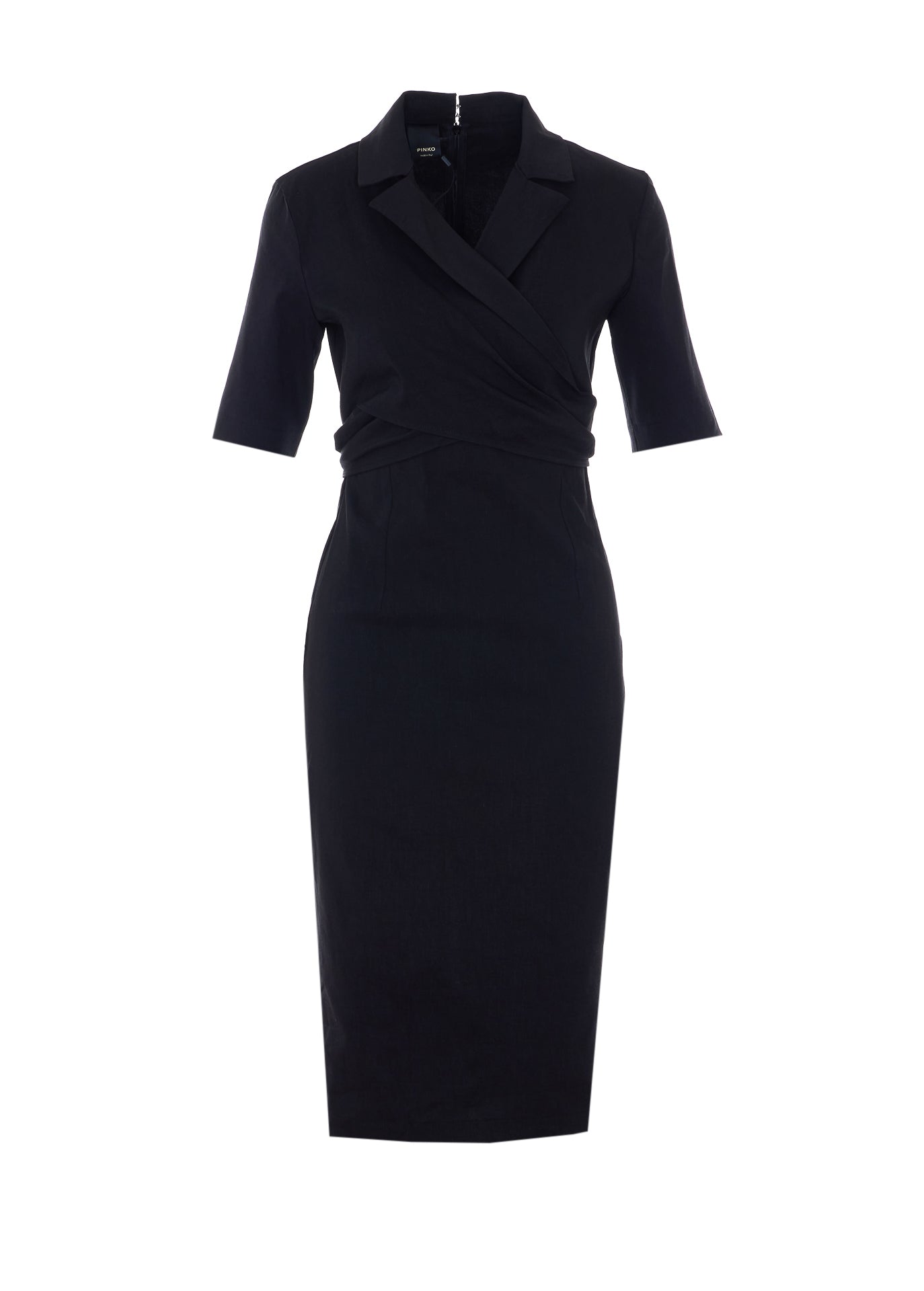 Pinko Dresses Black Linen