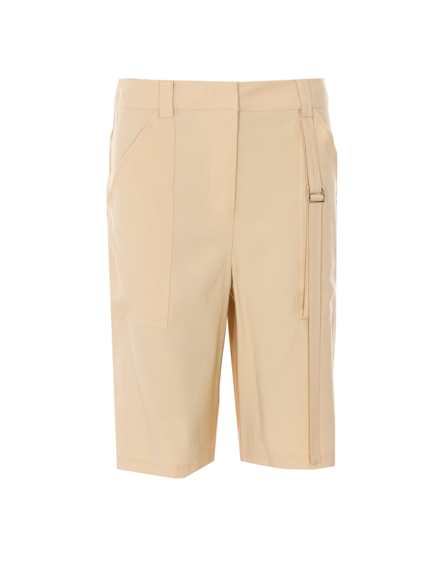 Patrizia Pepe Trousers Beige Viscose