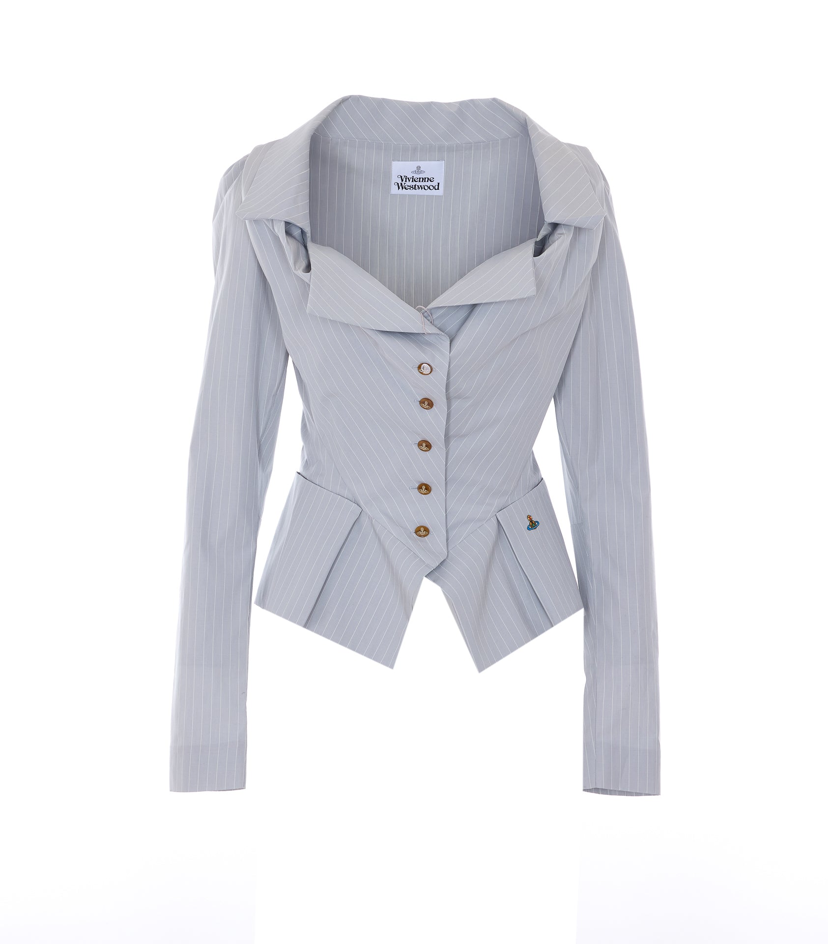 Vivienne Westwood Shirts Grey Cotton