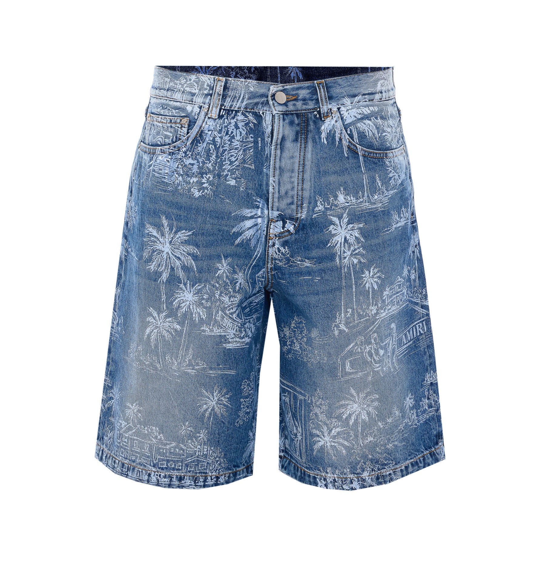 Amiri Blue Cotton