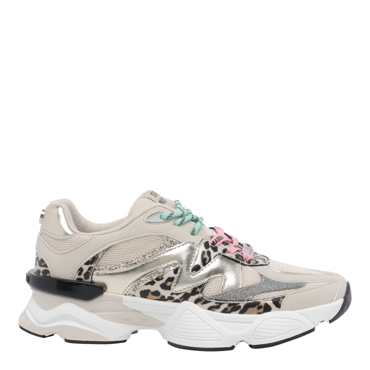 Steve Madden Sneakers Beige Fabric /rubber Sole