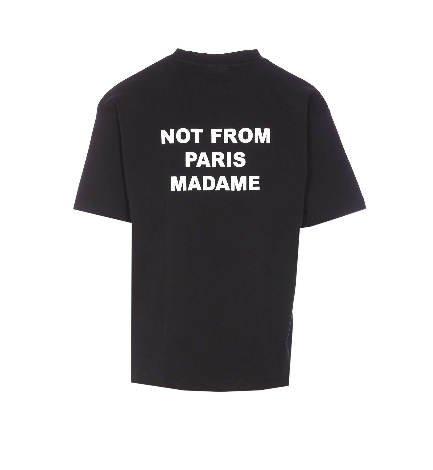 Drole De Monsieur T-Shirts And Polos Black Cotton