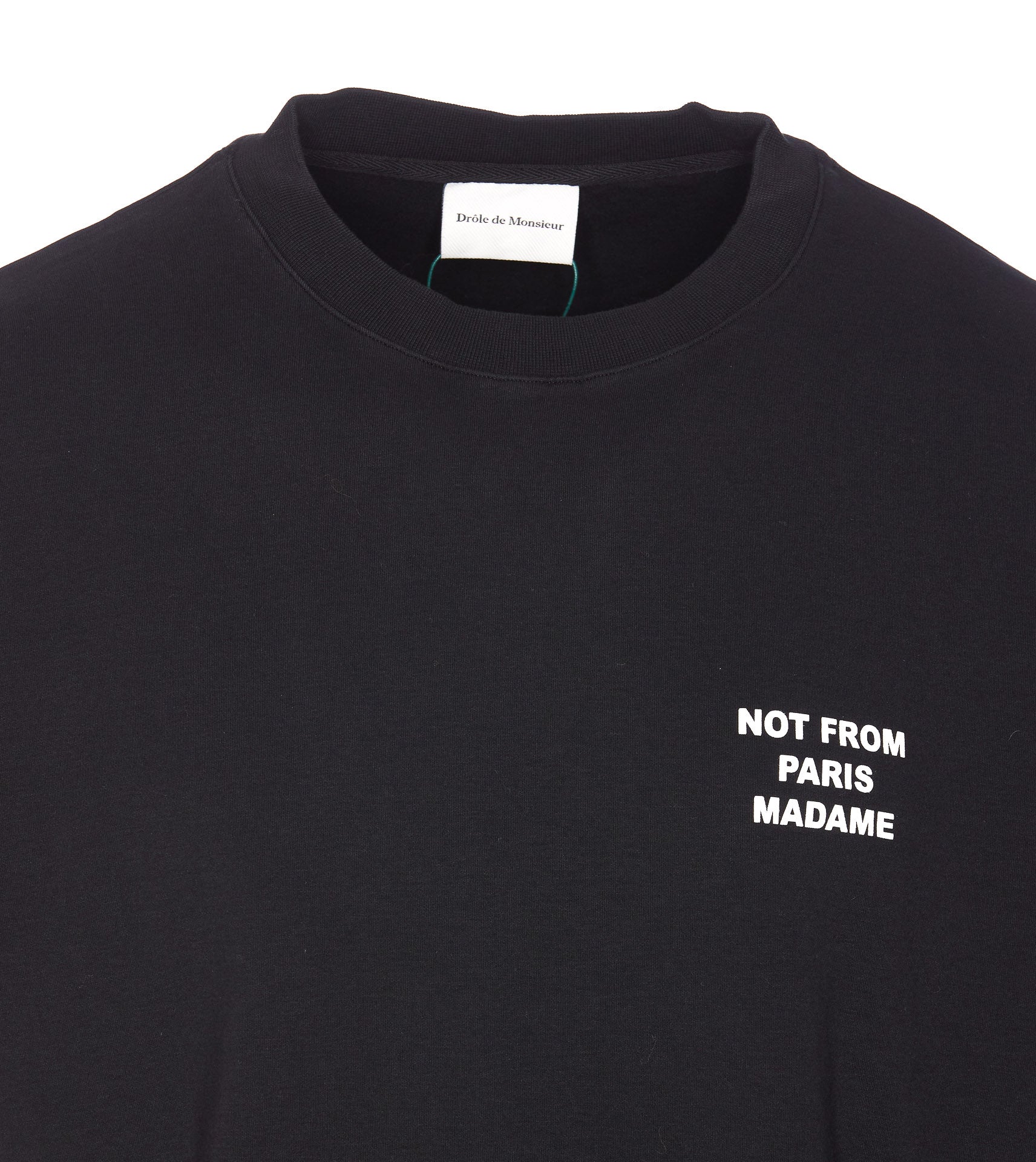 Drole De Monsieur T-Shirts And Polos Black Cotton