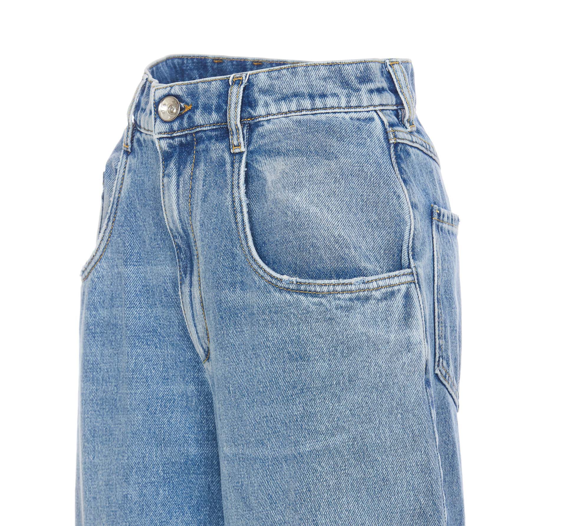 Maison Margiela Trousers Blue Cotton