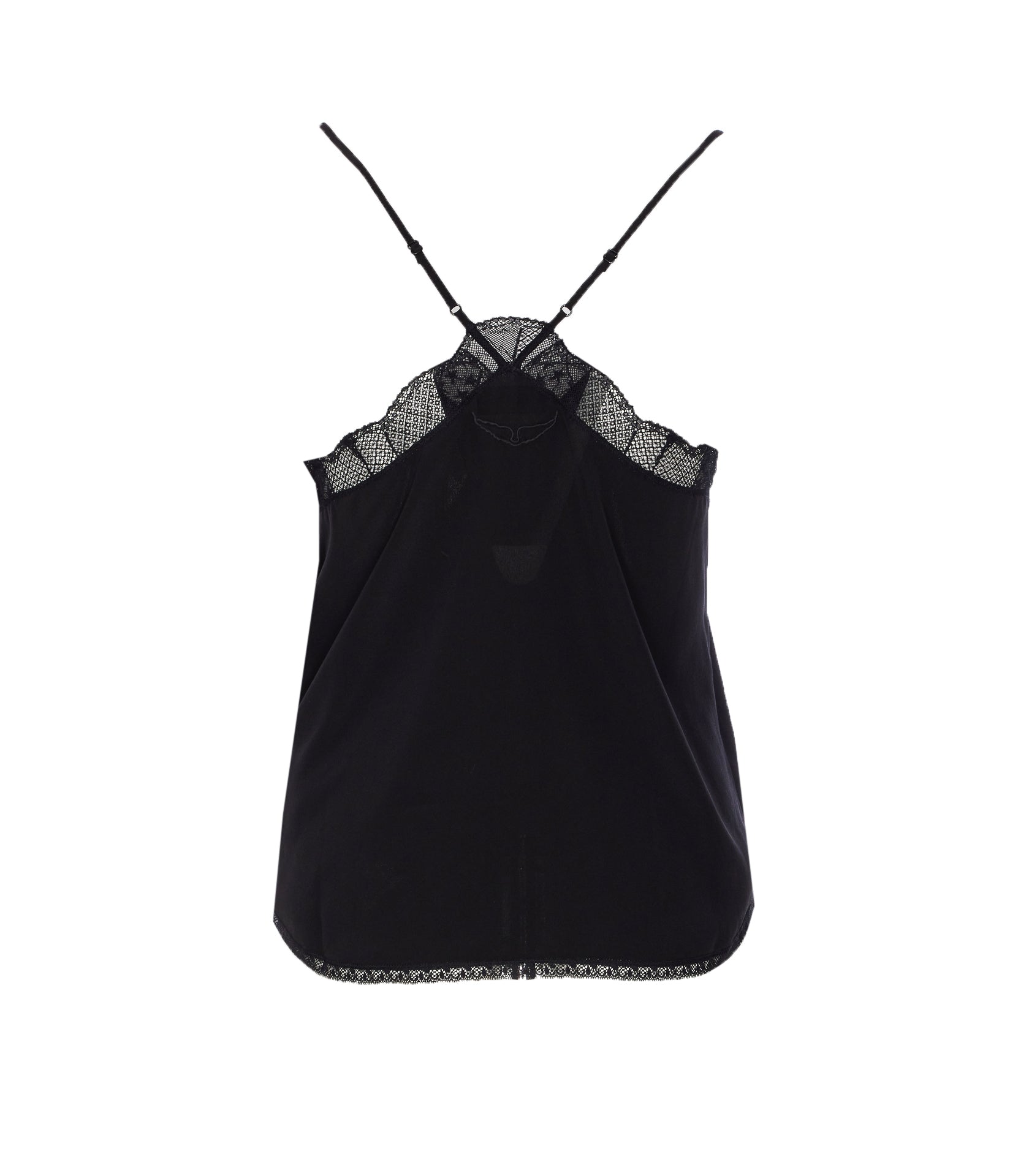 Zadig & Voltaire Top Black Silk