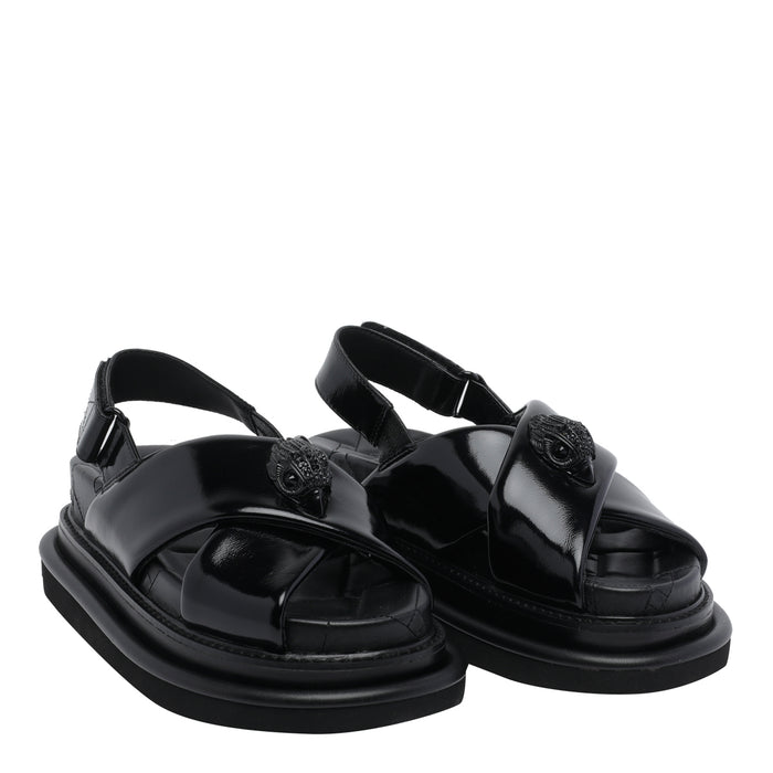 Kurt Geiger Black Calf Leather/rubber Sole
