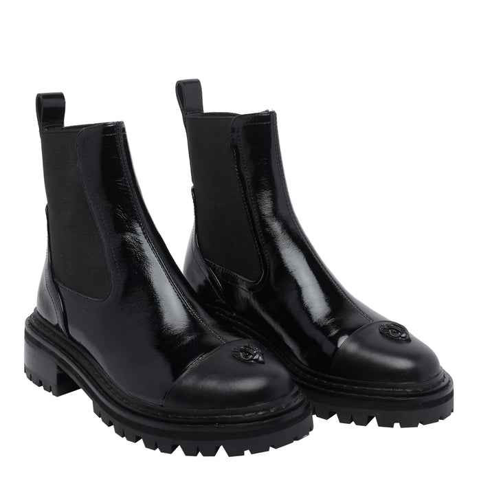 Kurt Geiger Boots Black Suede Leather/rubber Sole