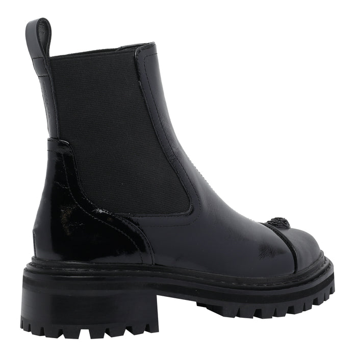 Kurt Geiger Boots Black Suede Leather/rubber Sole