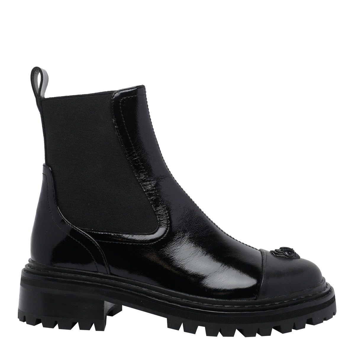 Kurt Geiger Boots Black Suede Leather/rubber Sole
