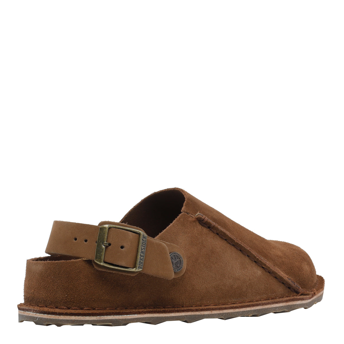 Birkenstock Sandals Brown Suede Leather/rubber Sole
