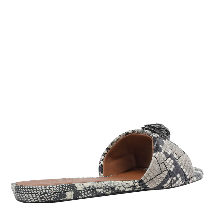 Kurt Geiger Grey Calf Leather/rubber Sole