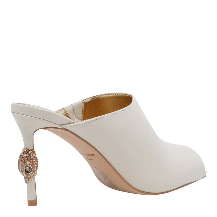 Kurt Geiger White Calf Leather/rubber Sole