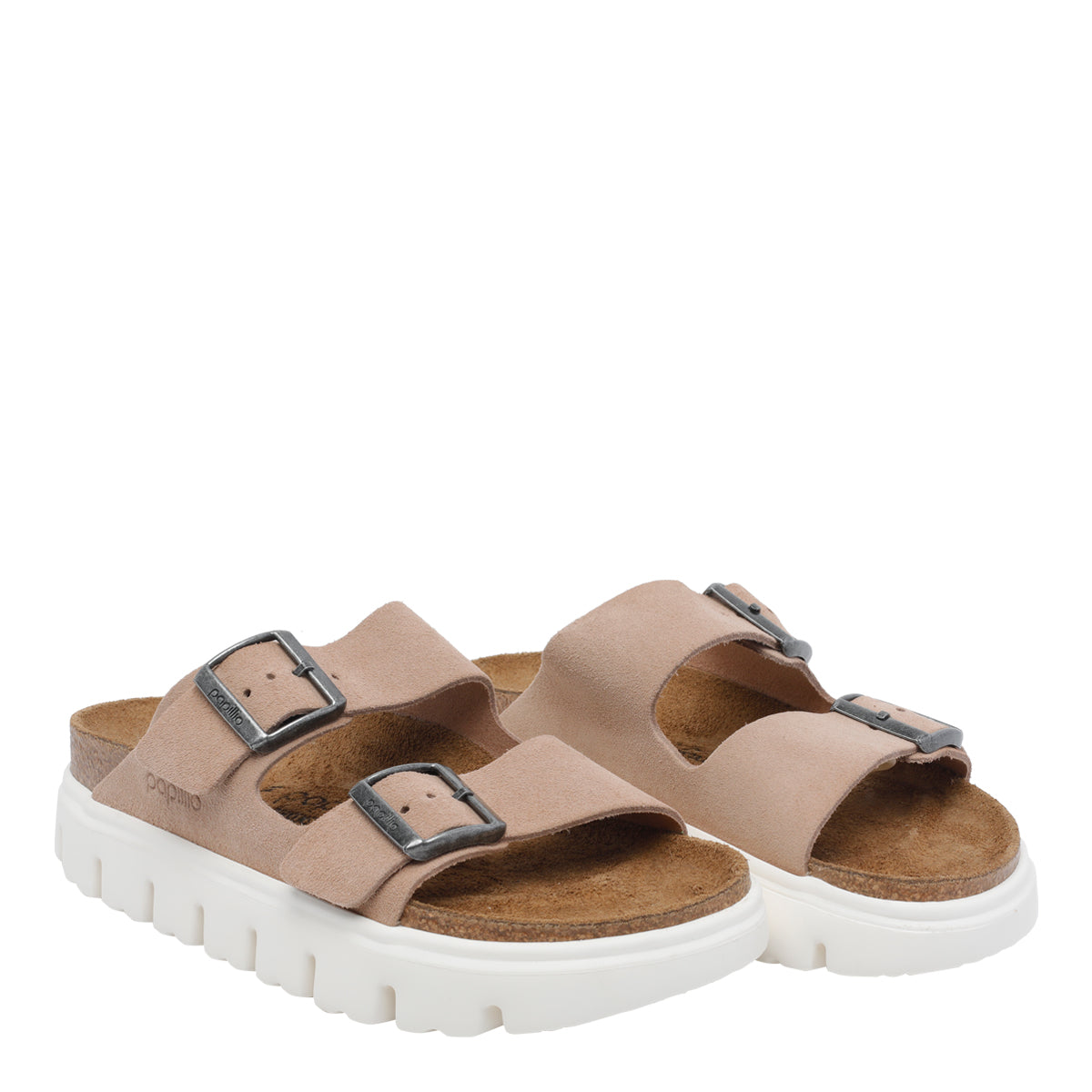 Birkenstock Sandals Beige Suede Leather/rubber Sole