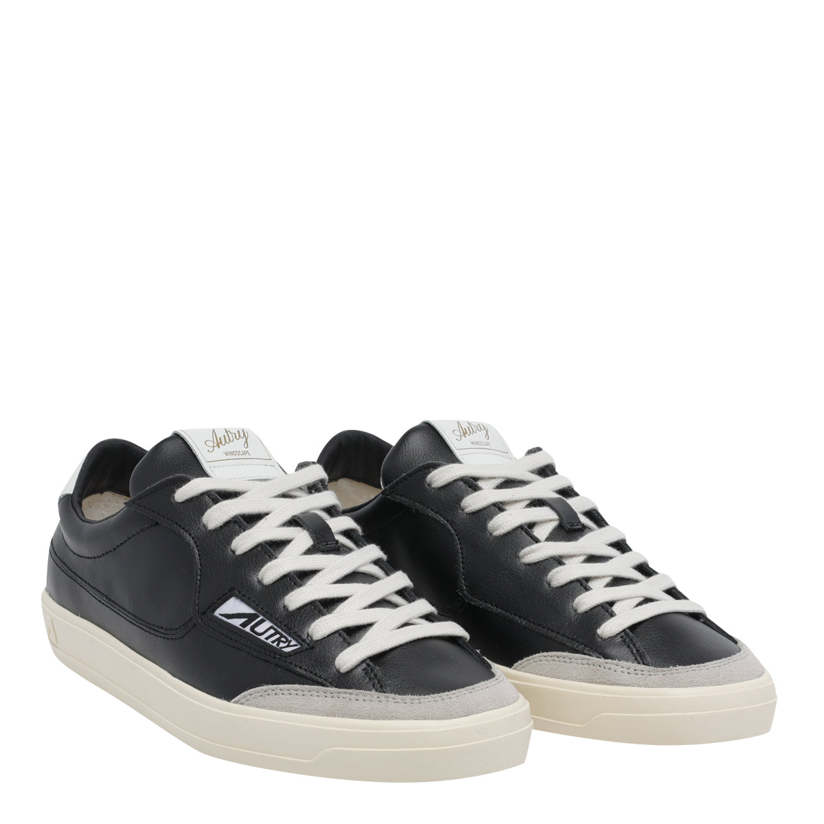Autry Sneakers Black Calf Leather/rubber Sole