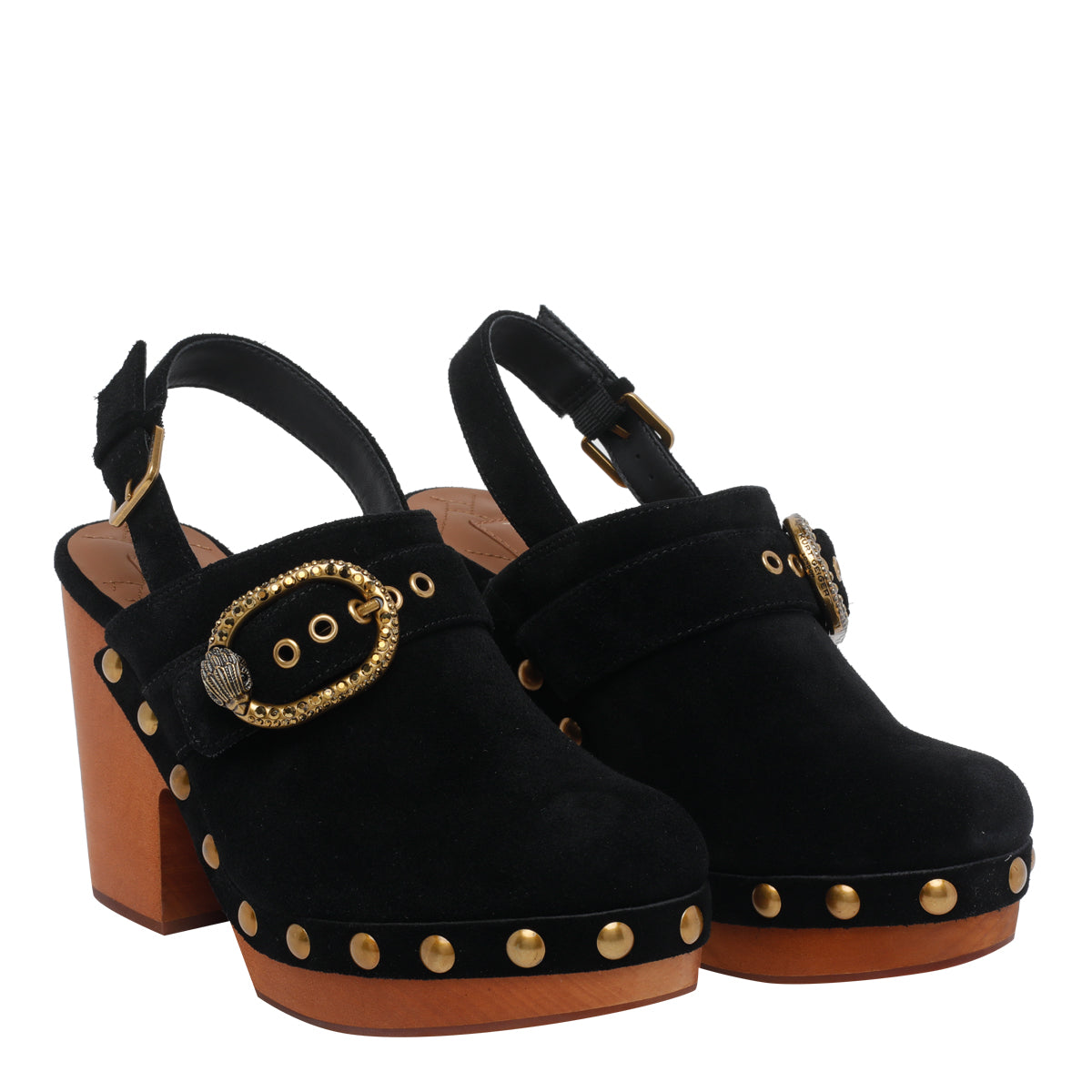 Kurt Geiger With Heel Black Suede Leather/rubber Sole