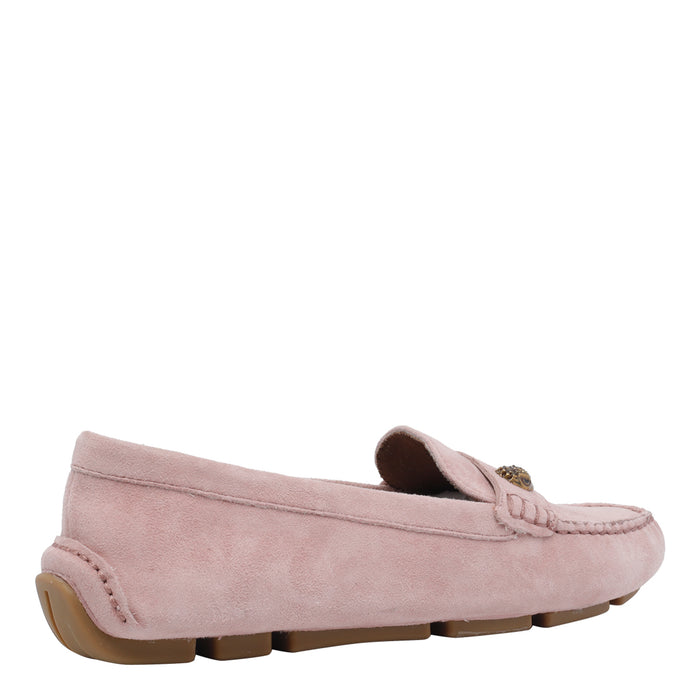 Kurt Geiger Flat Shoes Pink Suede Leather/rubber Sole