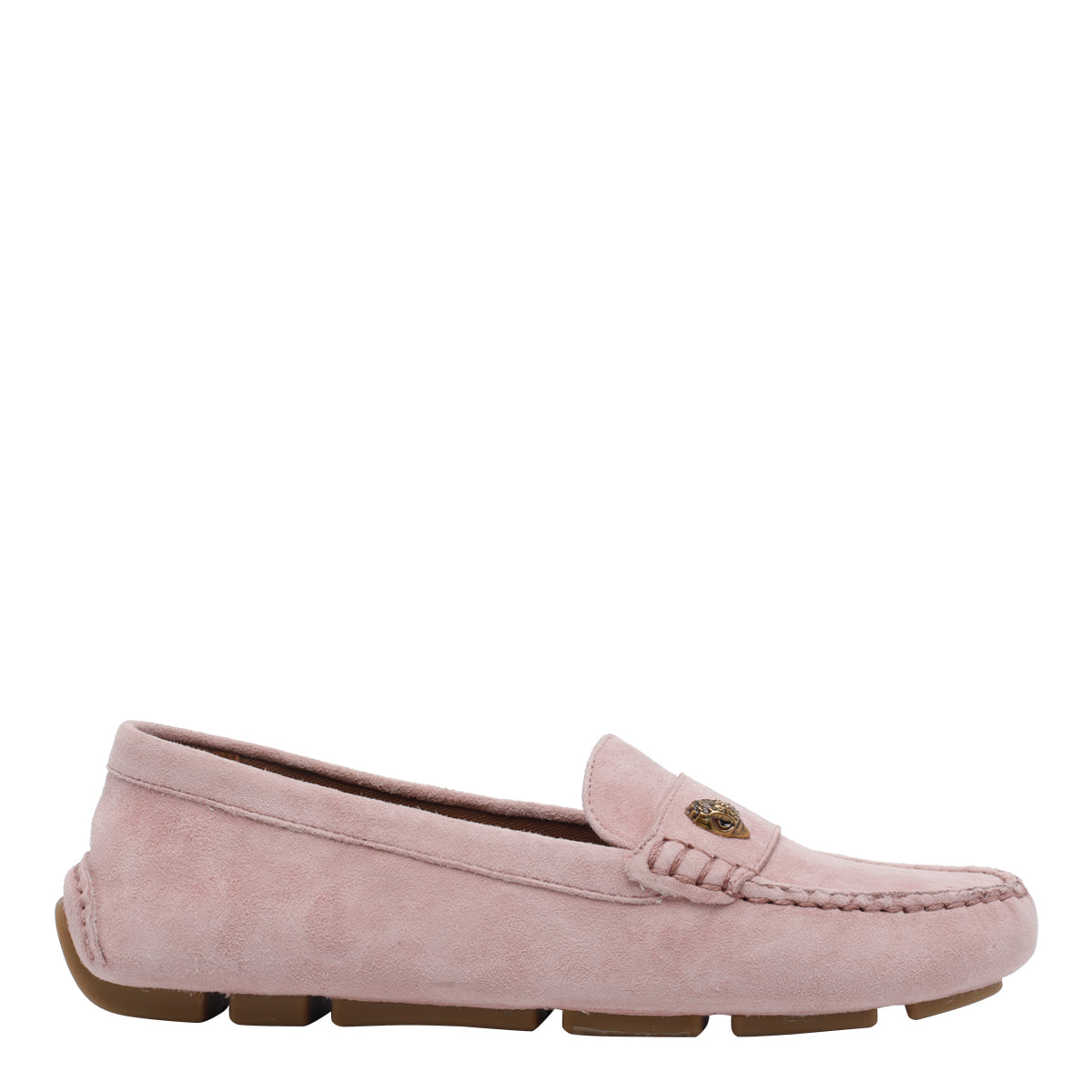 Kurt Geiger Flat Shoes Pink Suede Leather/rubber Sole