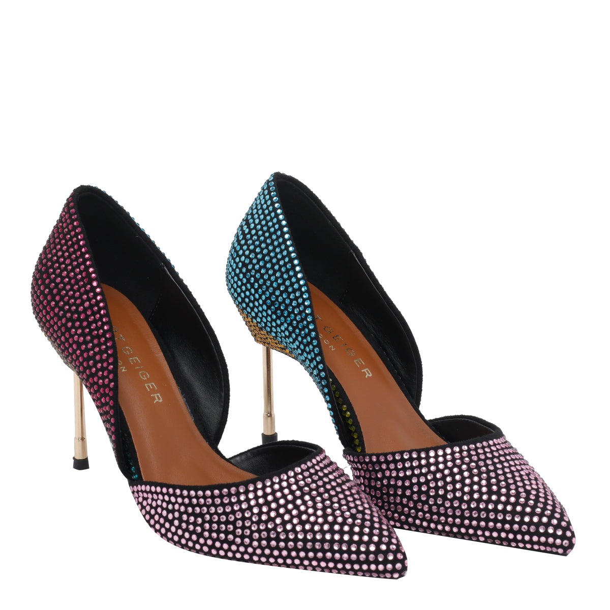 Kurt Geiger With Heel Purple Fabric/rubber Sole
