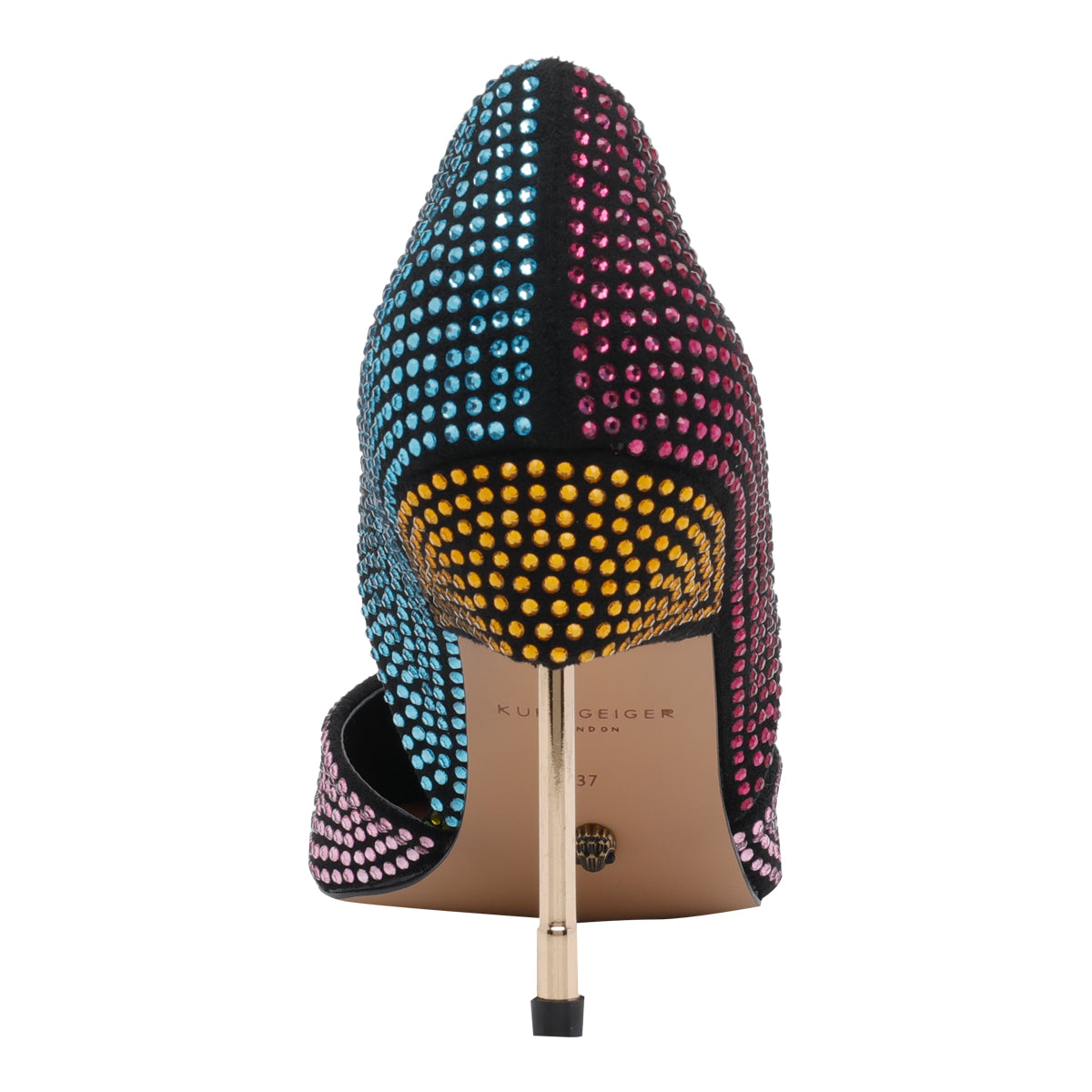 Kurt Geiger With Heel Purple Fabric/rubber Sole