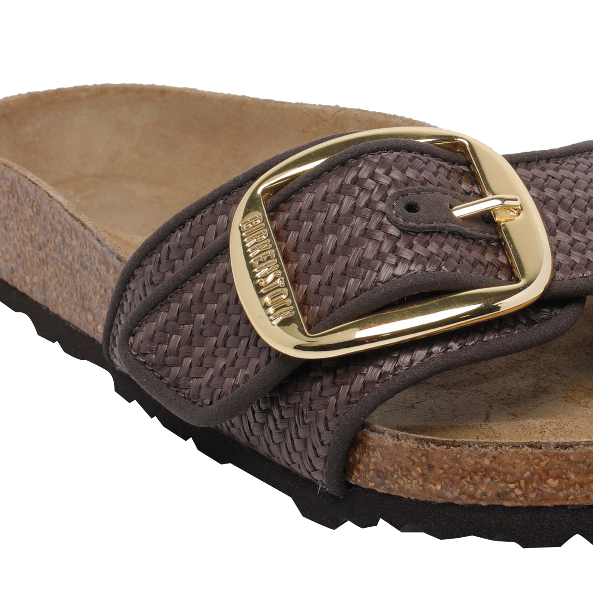 Birkenstock Sandals Brown Fabric/rubber Sole