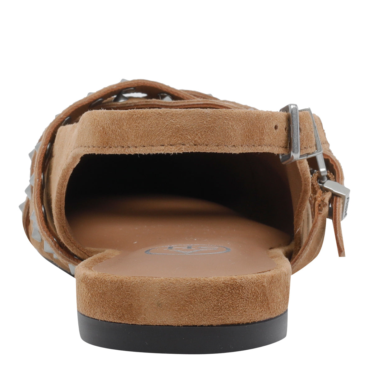 Ash Flat Shoes Beige Suede Leather/rubber Sole