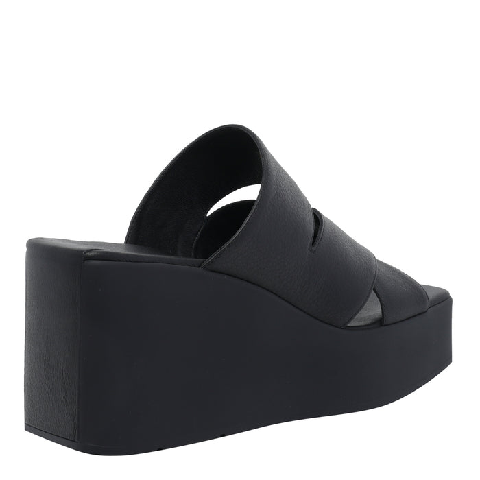 Vic Matie Sandals Black Calf Leather/rubber Sole