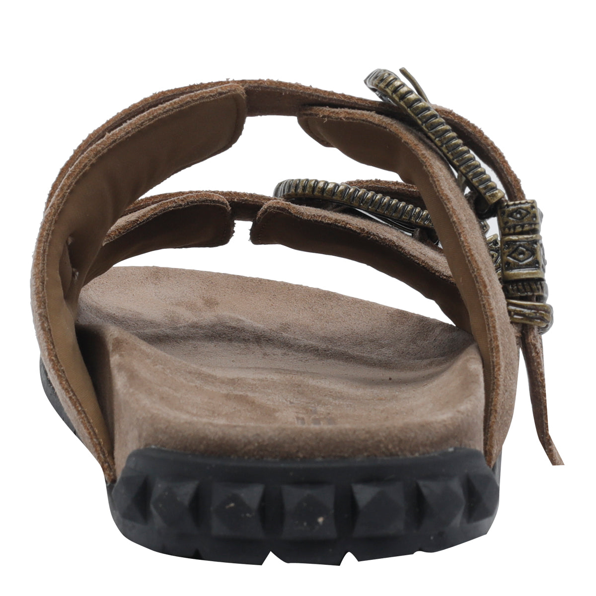 Ash Sandals Beige Suede Leather/rubber Sole